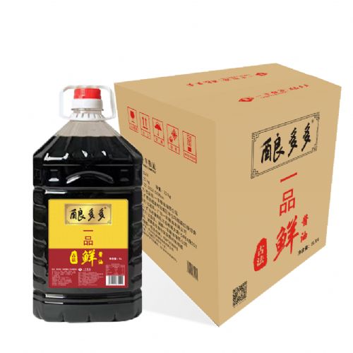 釀多多一品鮮醬油(古法釀造)5L*4